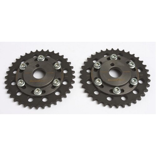 Kelford Black Adjustable Cam Gears - Suits Nissan SR20 SR20DET