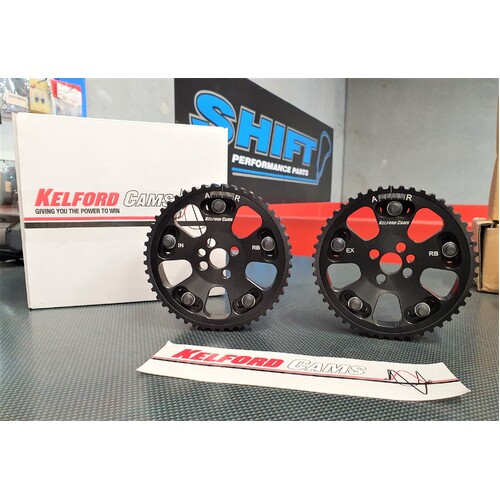 Kelford Black Adjustable Cam Gears - Suits Nissan RB26DETT Engines