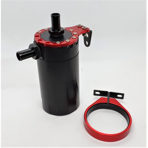 Mishimoto Style Oil Catch Can With Baffle and Micron Filter - Universal