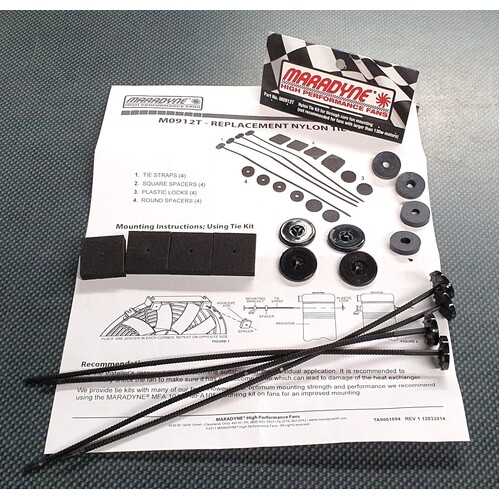 MARADYNE Fan Mounting Kit - Through Core Radiator & Oil Coolers