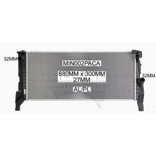 KOYO OEM Style Radiator - Suits MINI COOPER S F54/F55/F56/F57 2.0ltr Turbo Auto. '14-