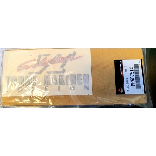 Mitsubishi Evolution 6 6.5 TME Tommi Makinen Boot/Trunk Sticker