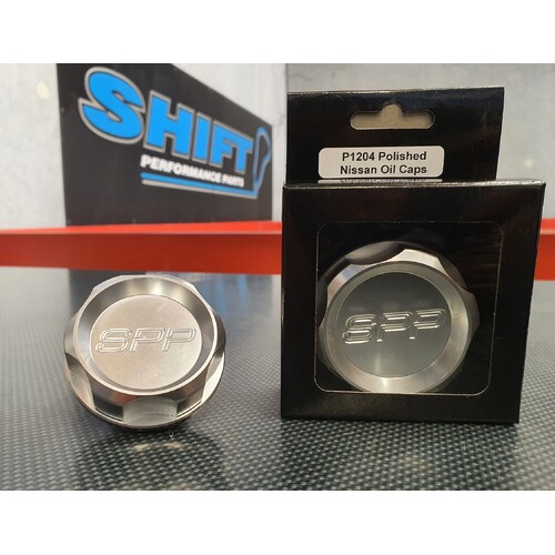 SPP Silver Billet Oil Cap - Suits Nissan Silvia, Skyline & Honda