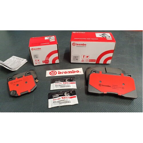 Brembo EVO Front & Rear Brake Pads - Suits Mitsubishi EVO 4-9 CT9W