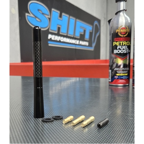SPP Large Carbon Antenna - S2000, Honda Fit, Mitsubishi Evolution 7, 8, 9, 9 Wagon