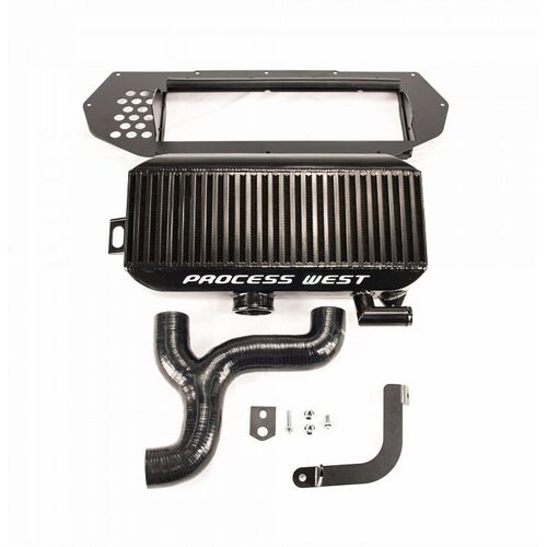 Process West Top Mount Intercooler (suits Subaru 97-98 GC WRX/STI) - Black