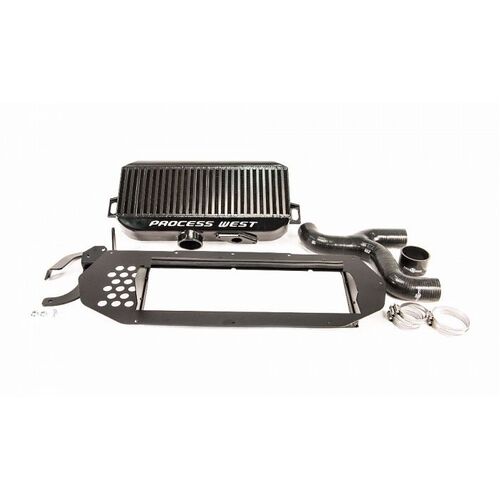 Process West Top Mount Intercooler (suits Subaru 99-00 GC WRX/STI) - Black