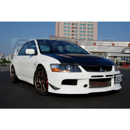 Rexpeed EVO 9 RA Style Carbon Fiber Canards - Suits Mitsubishi EVO 9 IX & Wagon