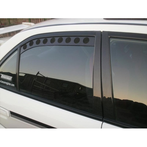 Rexpeed Carbon Fiber Pillar Trim Kit - Suits Mitsubishi EVO 6 VI.