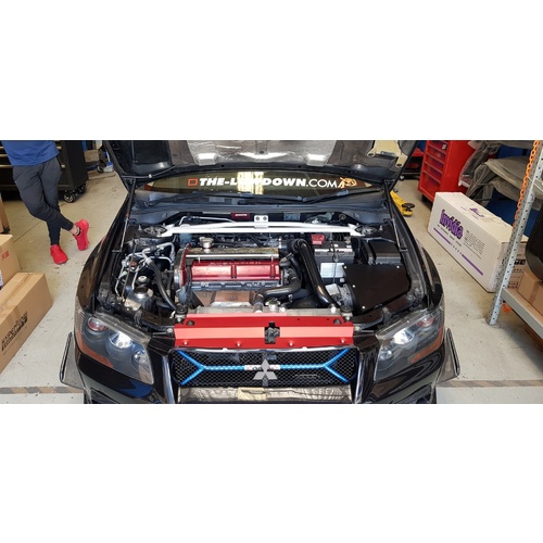 Rexpeed Black Hood Bonnet Dampers  - Suits Mitsubishi EVO 7 8 GSR 8MR 9