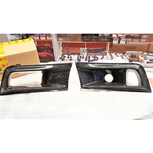 Rexpeed Carbon Front Bumper Ducts - Suits Mitsubishi EVO 7 VII