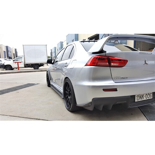 Rexpeed Rear Bumper Extensions - Suits Mitsubishi EVO X