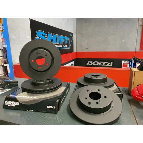 RDA Nissan RNN14 Pulsar GTIR Rear Rotors 