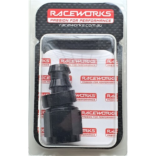 Raceworks Push Lock AN-8 Straight Fitting
