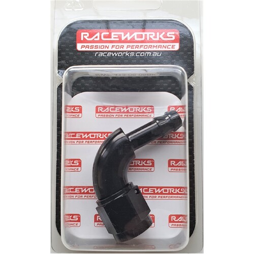 Raceworks 90deg AN-6 Female - 5/16 Barb