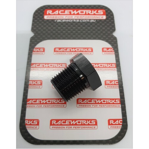 Raceworks Oil Pressure Temp Sensor Adapter - Suits Mitsubishi EVO 6 7 8 9 IX
