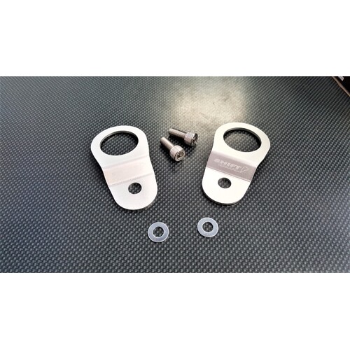 SPP Silver Radiator Bracket Stay Kit - Suits Mitsubishi EVO 7, 8, 9, CT9W