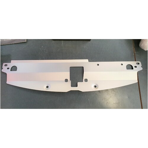SPP EVO Silver Cooling Plate Air Diversion Panel - Suits Mitsubishi EVO 8 9 IX Wagon