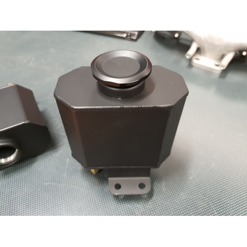 SPP Black Radiator Overflow Tank  - Suits Mitsubishi EVO 4/5/6
