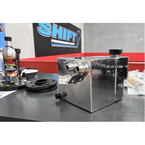 SPP R33/R34 GTR ARC Style AN-12 Polished Oil Catch Can - Suits Nissan Skyline R33 GTR R34 GTR