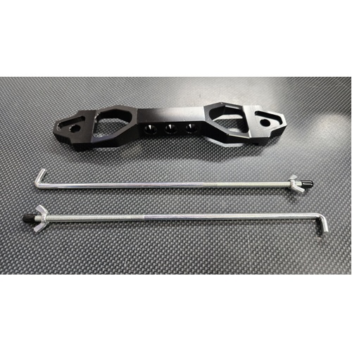 SPP Black Billet Battery Tie Down Bracket - Long Type