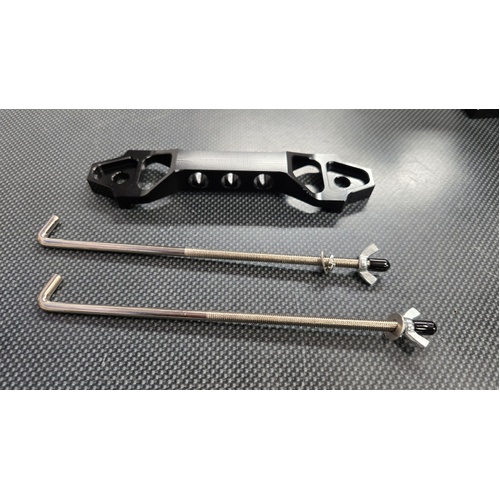 SPP Black Billet Battery Tie Down Bracket - Short Type