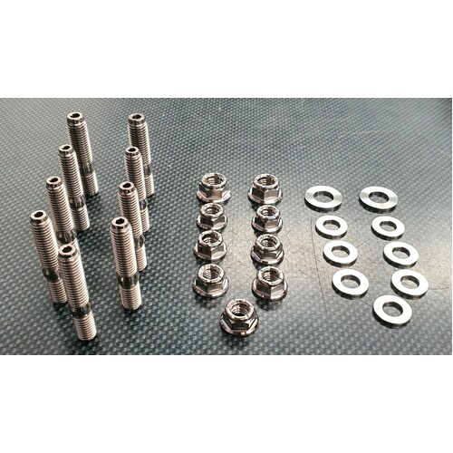 SPP Titanium Manifold Stud Kit - Suits Mitsubishi EVO 6, 7, 8, 9, CT9W