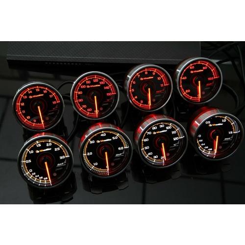 Shadow Racing PRO3 52mm BF Boost Gauge - PSI