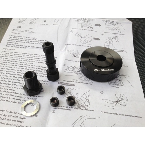 Shadow Oil Gauge Adapter VW R SERIES
