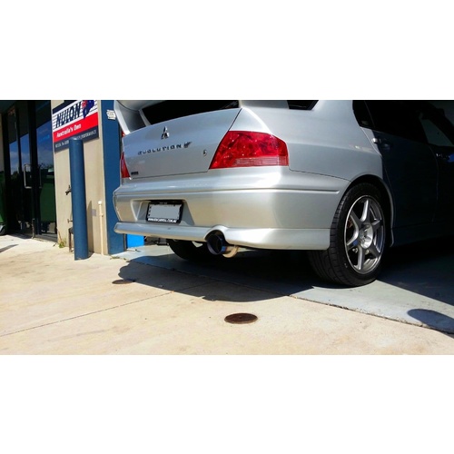 Invidia Turbo Back Exhaust System - Suits Mitsubishi EVO 7 8 8MR 9 IX GTA