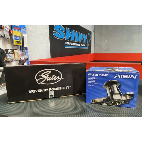 Gates Power Grip Timing Belt Kit & Water Pump - Suits Mitsubishi EVO 9 IX, 9 Wagon.