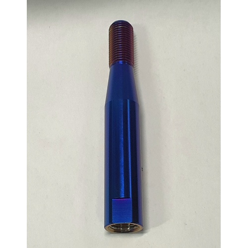 SPP 100mm Neo Blue Titanium Shifter Extension - M12x1.25 S15 R34 GTR WRX