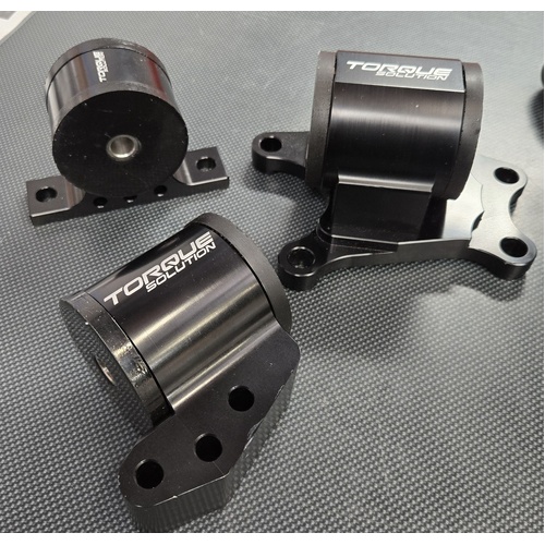 Torque Solution Billet Engine Mount Kit - Suits 6-Speed Mitsubishi EVO , 8, 9, 9 Wagon.