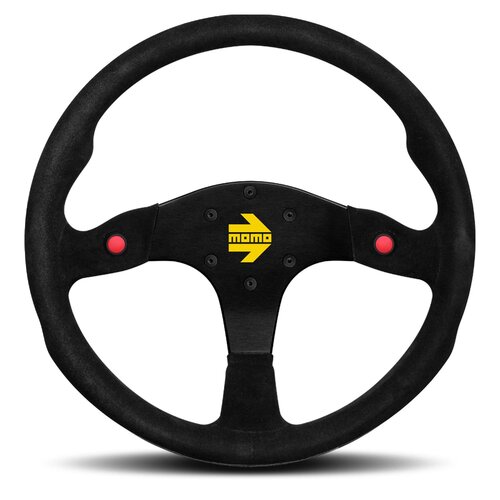 MOMO MOD.80 Black Suede Steering Wheel 350